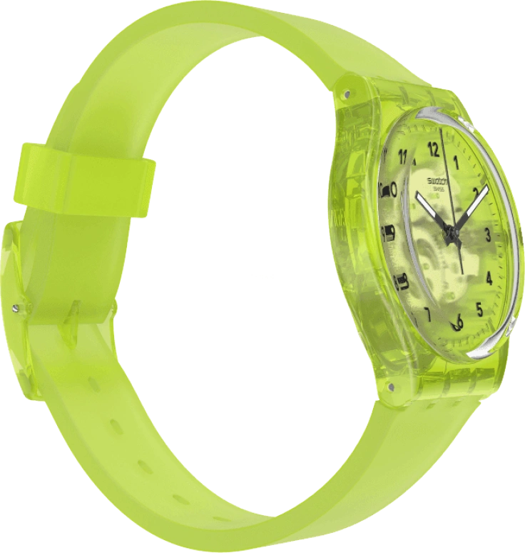 Swatch,Originals 34mm,34mm,Plastic,Green,GG227
