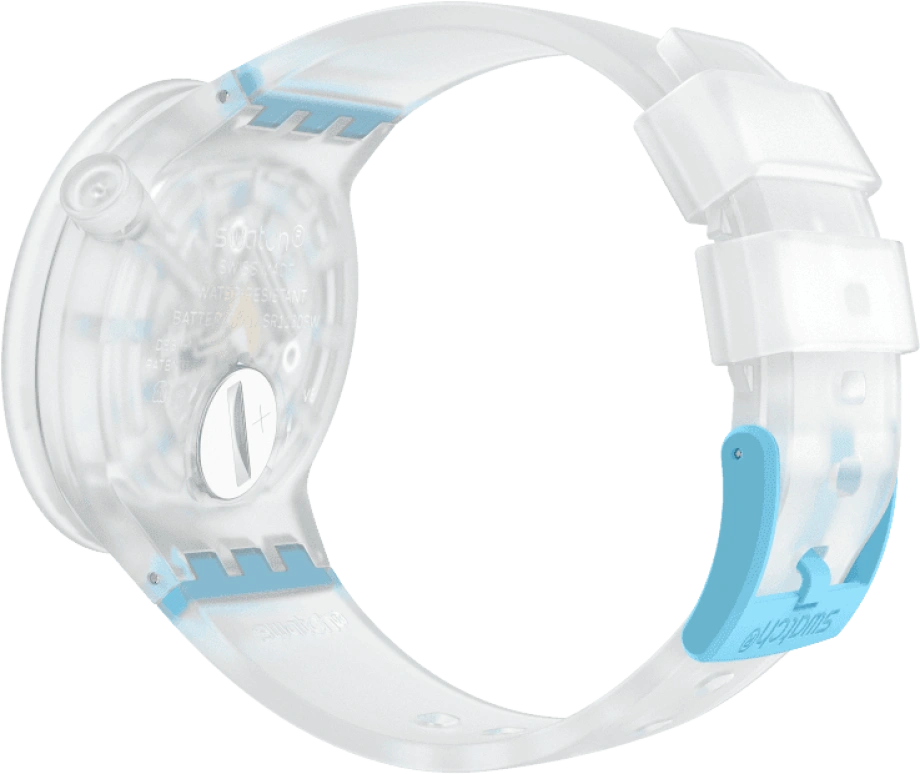 Swatch,THE BOLD 47mm,47mm,Plastic,White,SO27E105