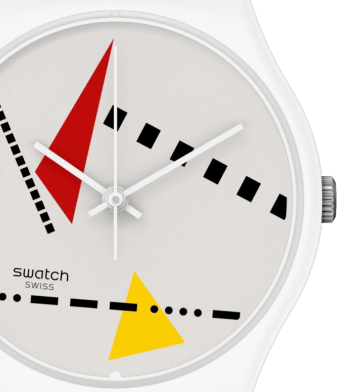 Swatch,Special Edition 34mm,34mm,Bioceramic,Ceramic,White,Quartz,Sapphire,Crystal Glass,SO31W106