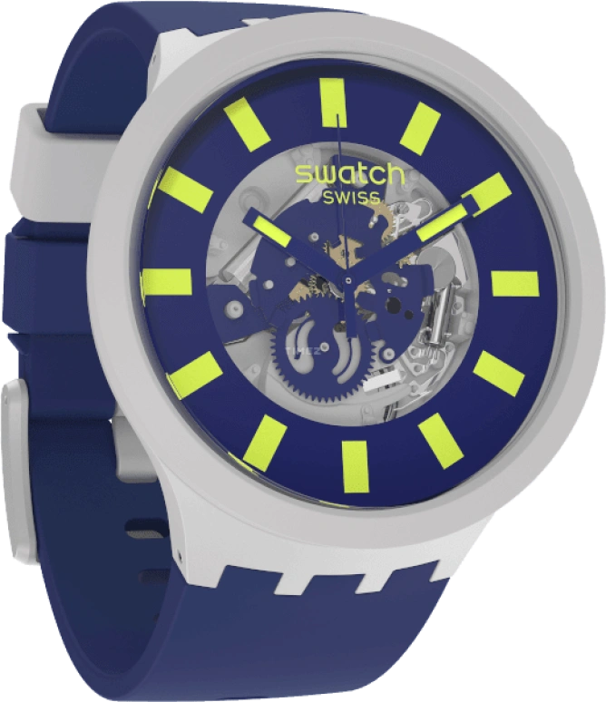 Swatch,THE BOLD 47mm,47mm,Bioceramic,Ceramic,SB03M103
