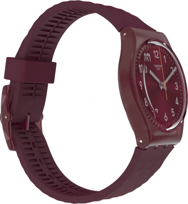Swatch,Originals 34x39.20mm,34x39.20mm,Plastic,Red,GR184