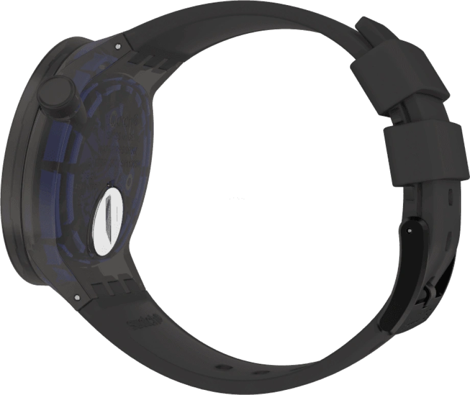 Swatch,THE BOLD 47mm,47mm,Plastic,Blue,SO27B111