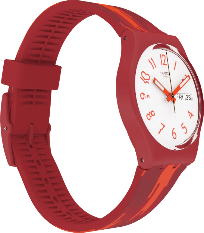 Swatch,Originals 34mm,34mm,Plastic,White,Closed,GR711