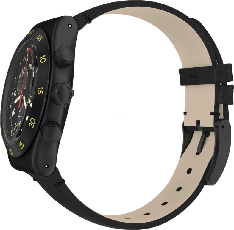 Swatch,IRONY 43x49mm,43x49mm,Black,YVB410