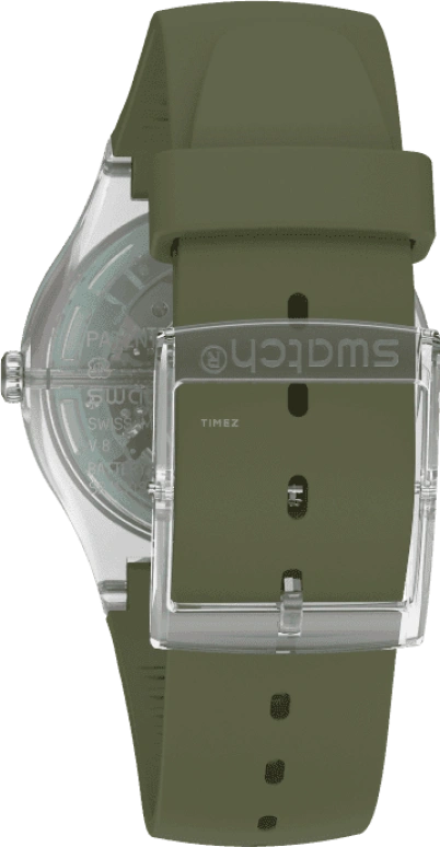 Swatch,Originals 41mm,41mm,Plastic,Pink,Quartz,Sapphire,Crystal Glass,Round,SUOK714