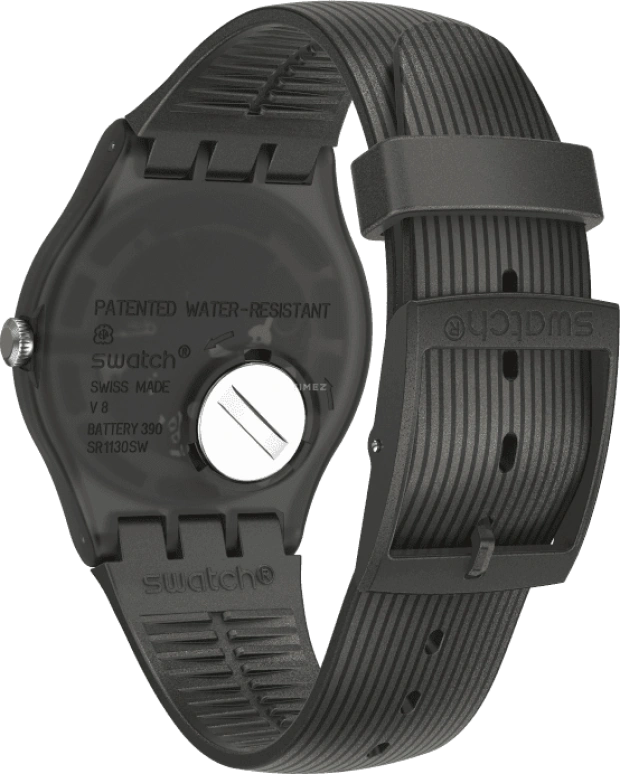 Swatch,Originals 41x47.40mm,41x47.40mm,Plastic,Black,SUOB178