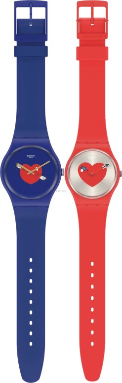 Swatch,Other 0mm,0mm,Bio-sourced,Blue,Red,Quartz,Sapphire,Crystal Glass,Round,SZS37