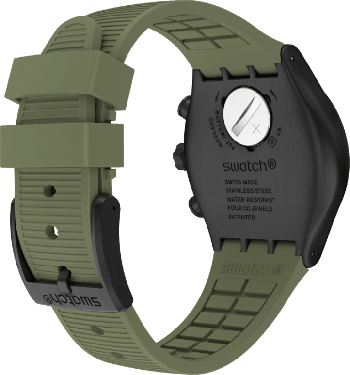 Swatch,IRONY 43x49mm,43x49mm,Green,YVB411