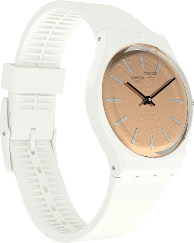 Swatch,Originals 34mm,34mm,Plastic,Gold,GW209