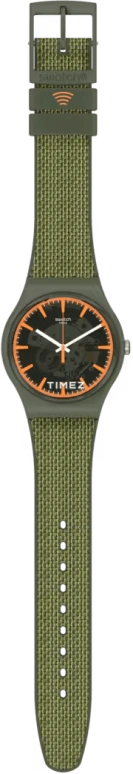 Swatch,Originals 41mm,41mm,Bio-sourced,Olive Green,Quartz,Round,Green,SO29G110,SO29G110-6000