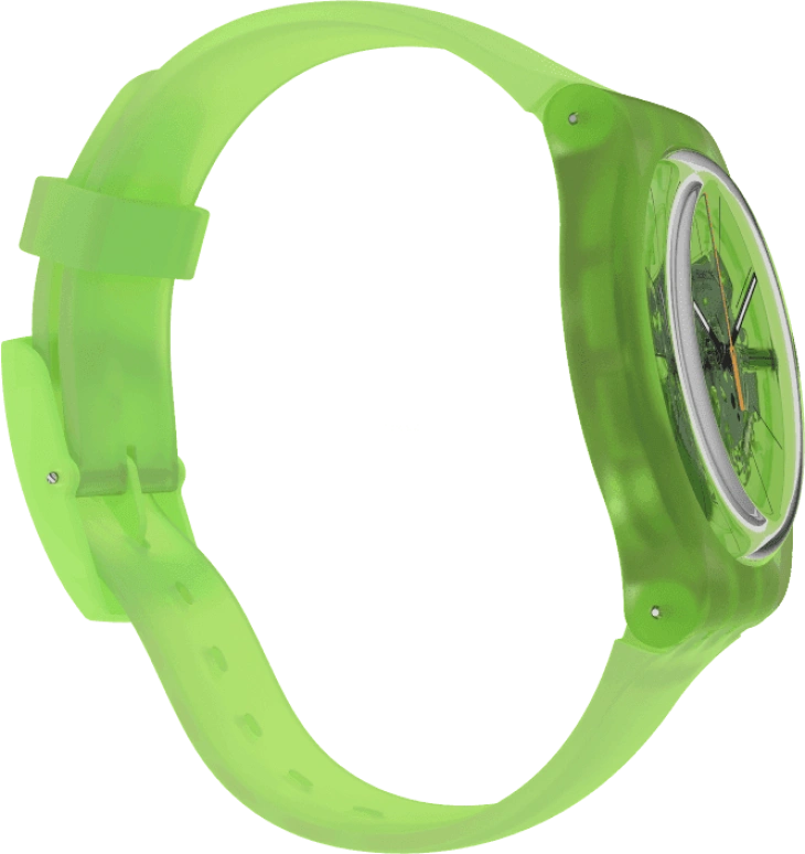 Swatch,Originals 41x47.40mm,41x47.40mm,Plastic,Green,SUOG118