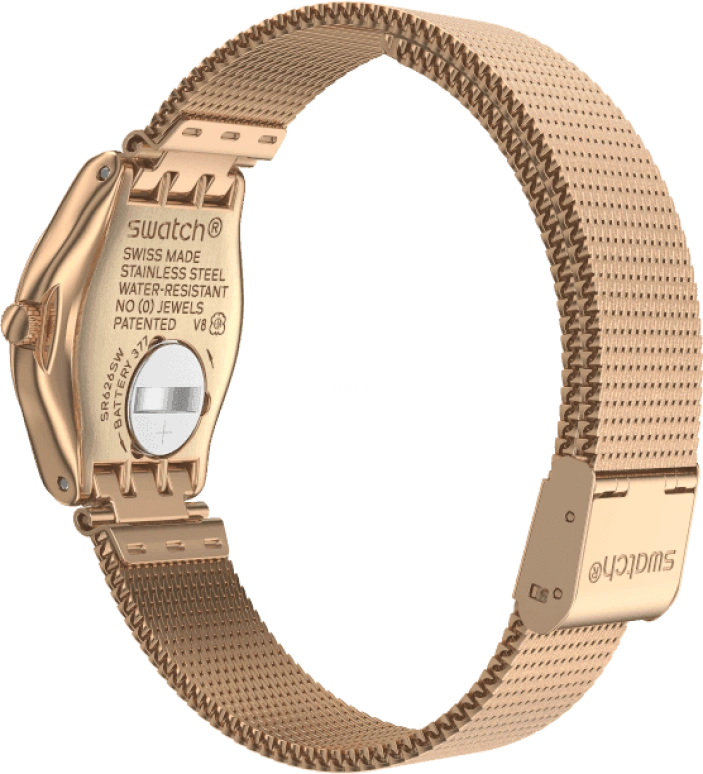 Swatch,IRONY 25x28.70mm,25x28.70mm,Rose Gold,YSG166M