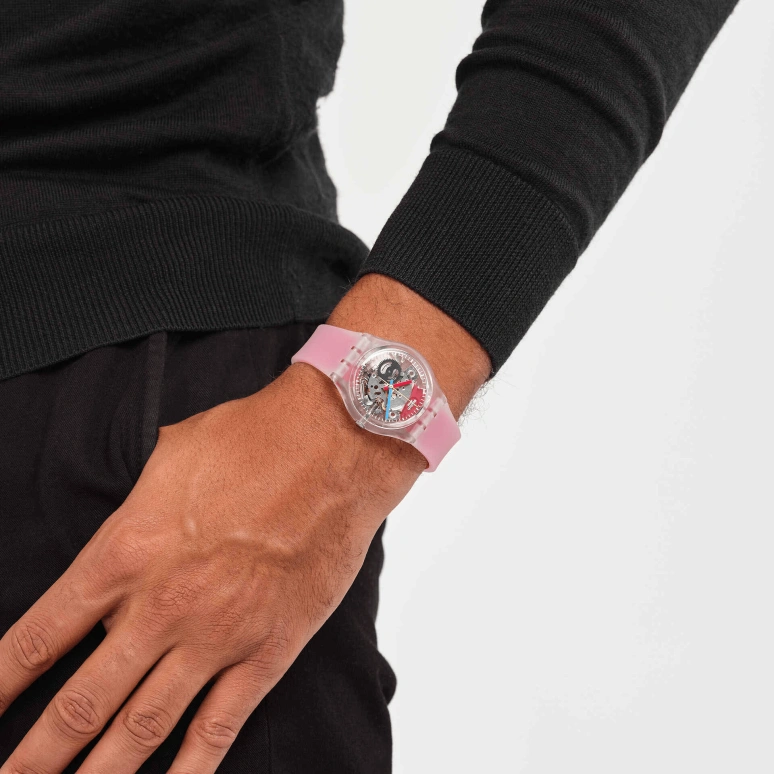 Swatch,CLEAR 34mm,34mm,Open,GE292