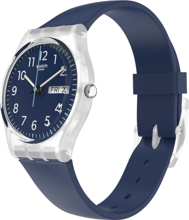 Swatch,Originals 34mm,34mm,Blue,Open,GE725