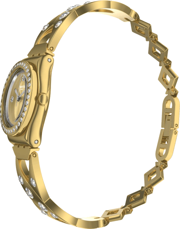 Swatch,IRONY 25mm,25mm,Gold,YSG164G
