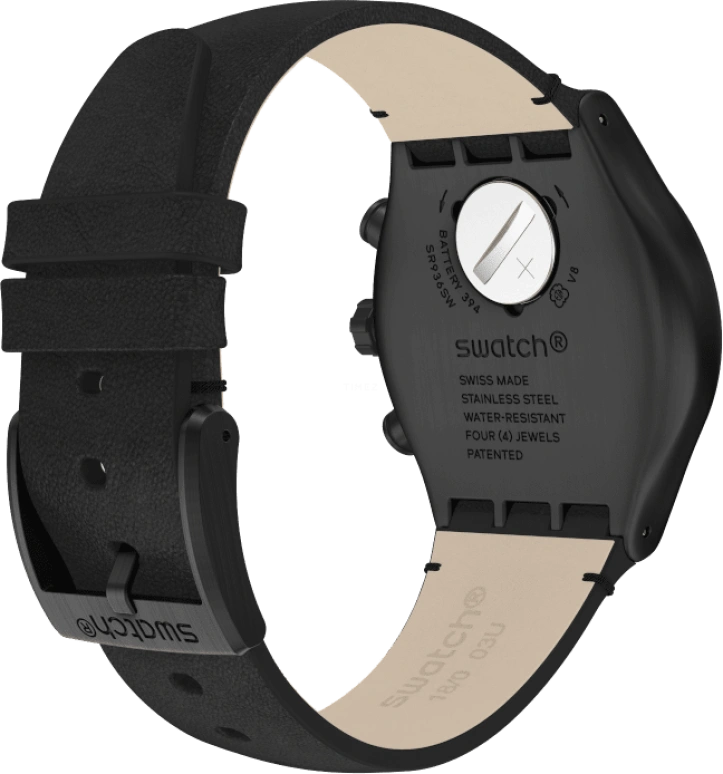 Swatch,IRONY 43x49mm,43x49mm,Black,YVB410