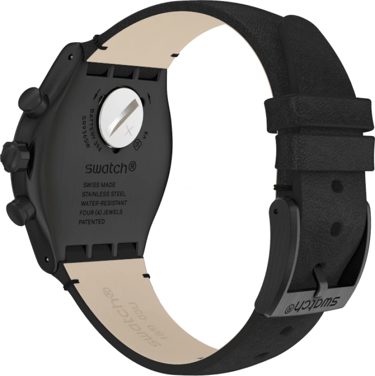 Swatch,IRONY 43x49mm,43x49mm,Black,YVB410