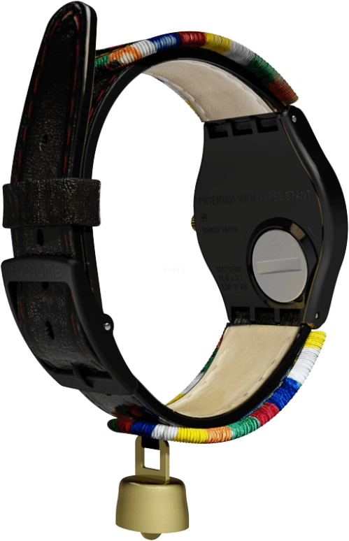 Swatch,Originals 34mm,34mm,Plastic,Black,GB285