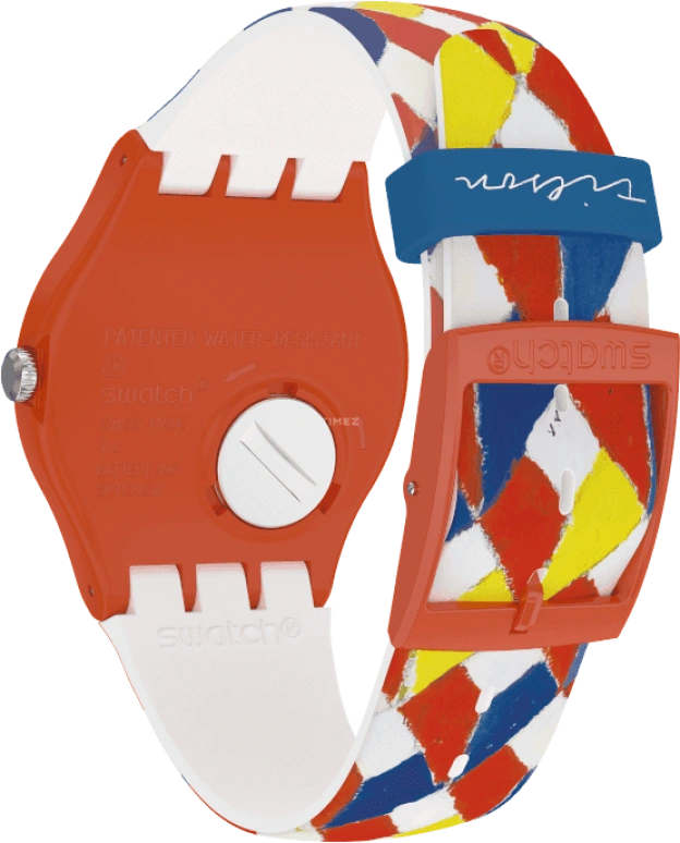 Swatch,Originals 41mm,41mm,Plastic,White,Sapphire,Crystal Glass,SUOZ312S