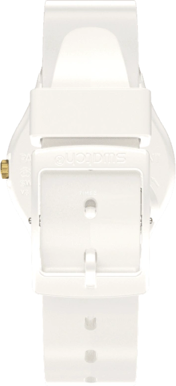 Swatch,Other 34mm,34mm,Plastic,White,Sapphire,Crystal Glass,GZ711
