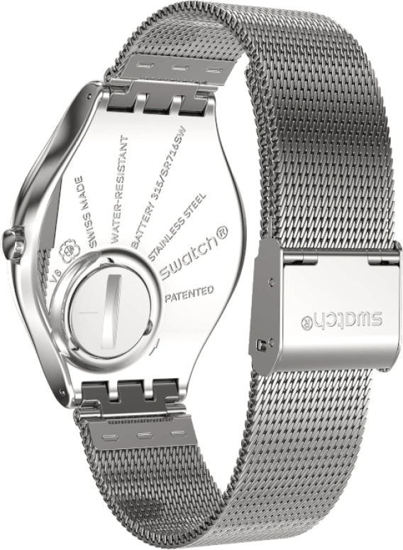 Swatch,SKIN 38mm,38mm,Sapphire,Crystal Glass,SYXS133M