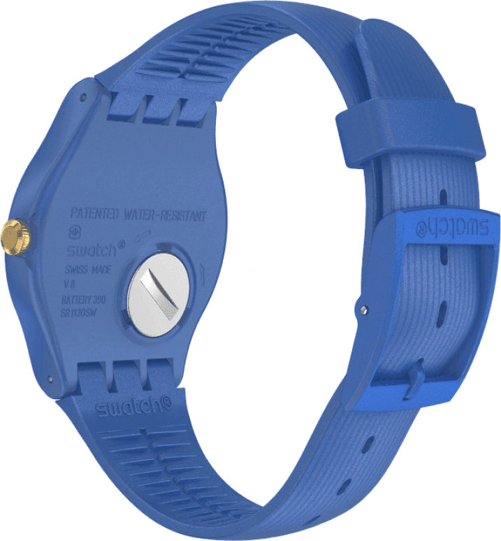 Swatch,Originals 41mm,41mm,Plastic,Blue,SUON143