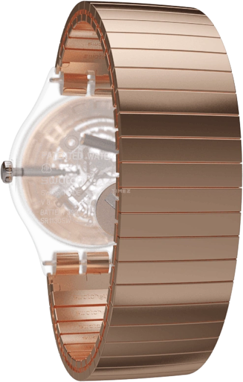Swatch,Originals 41mm,41mm,Plastic,Gold,SUOK707