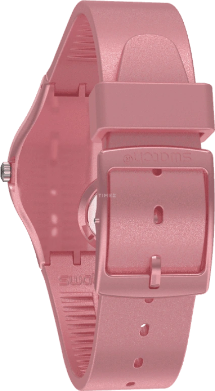 Swatch,Originals 34mm,34mm,Plastic,Pink,Sapphire,Crystal Glass,GP404