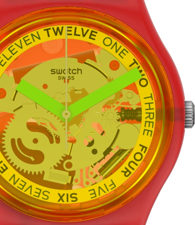 Swatch,Originals 34mm,34mm,Plastic,Open,GR185