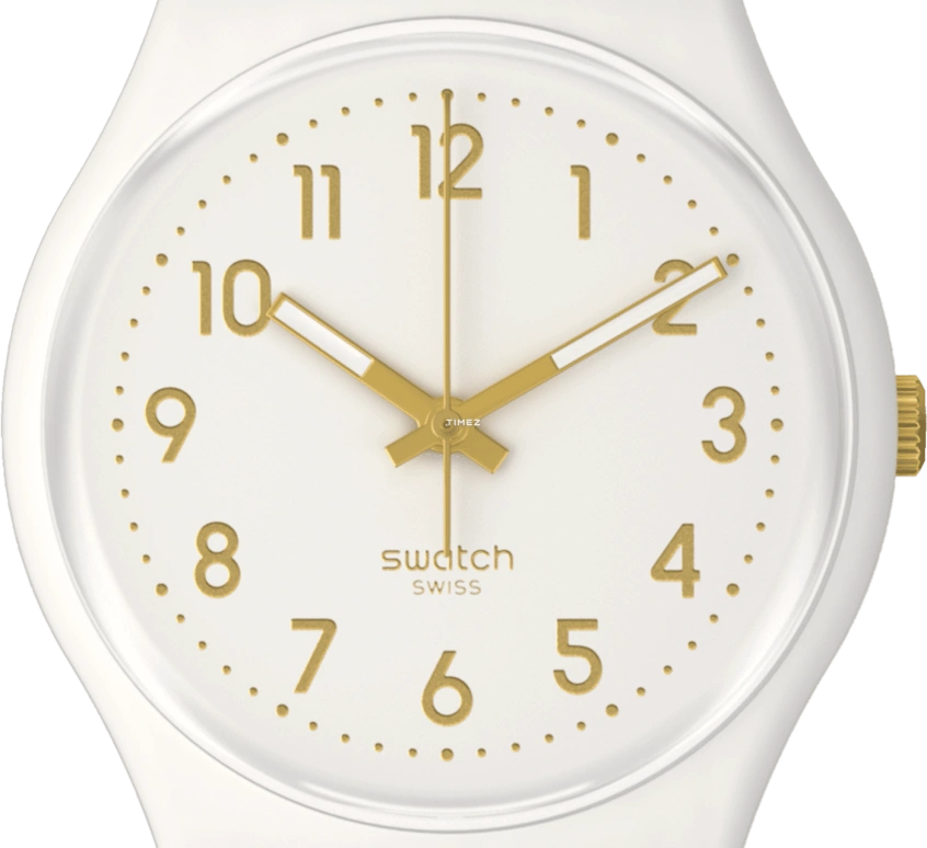 Swatch,Other 34mm,34mm,Bio-sourced,White,Quartz,Sapphire,Crystal Glass,Round,SO28W111,SO28W111-5300