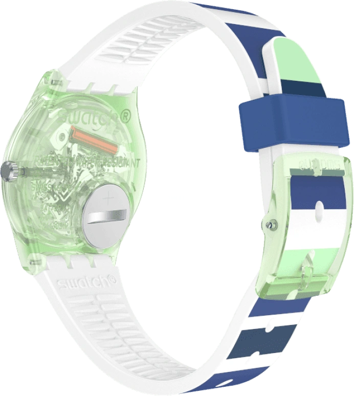 Swatch,Originals 34mm,34mm,Plastic,White,Open,GG711
