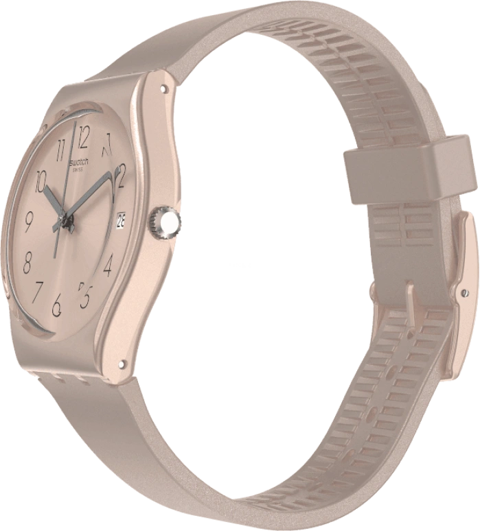 Swatch,Originals 34mm,34mm,Plastic,Pink,Sapphire,Crystal Glass,GP403