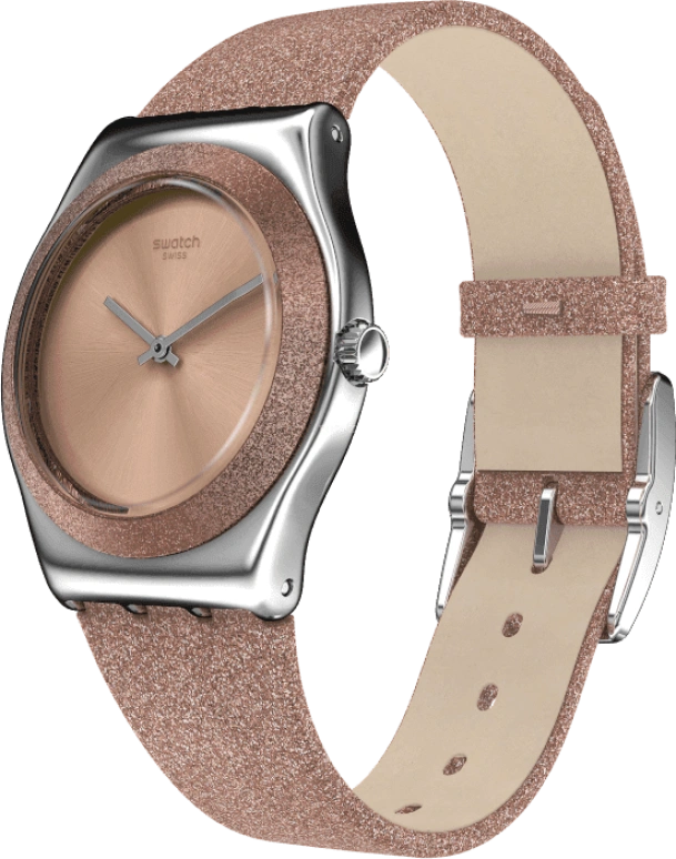Swatch,IRONY 33x38mm,33x38mm,Coffee,Brown,YLS220