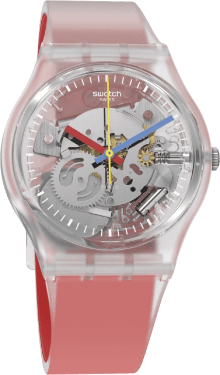 Swatch,CLEAR 34mm,34mm,Open,GE292