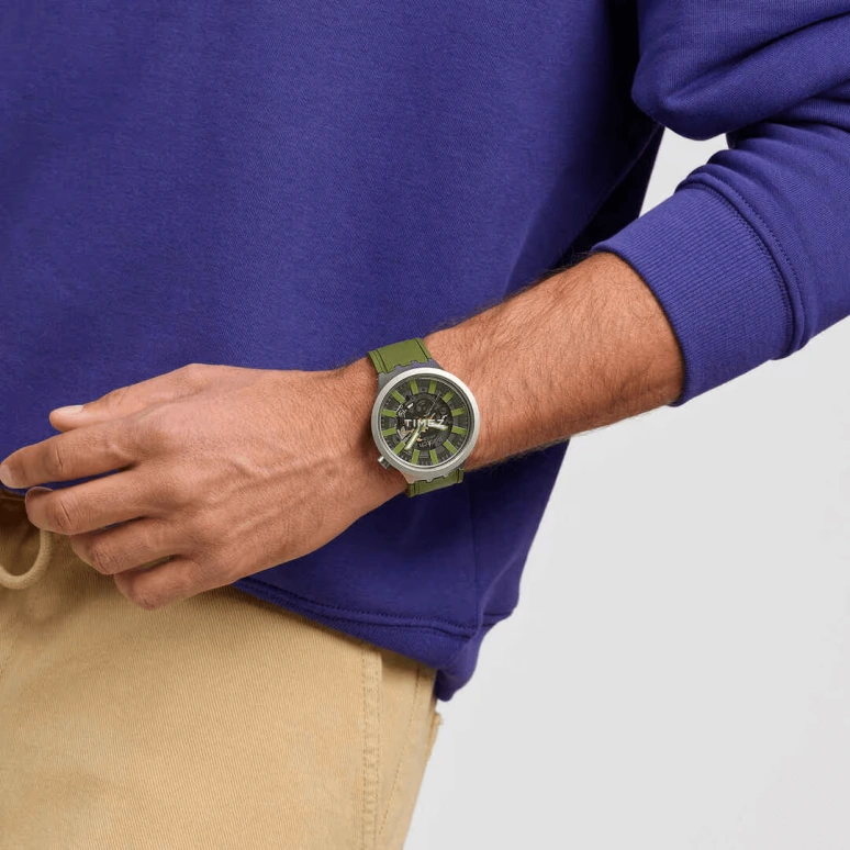 Swatch,THE BOLD 47mm,47mm,Stainless Steel,Transparent,Grey,Quartz,Round,Natural Steel,SB07S118
