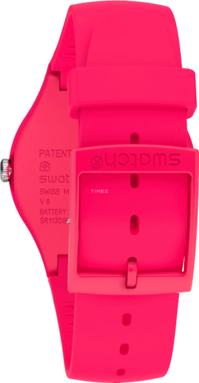 Swatch,CLASSIC ,Plastic,Red,SUOR704