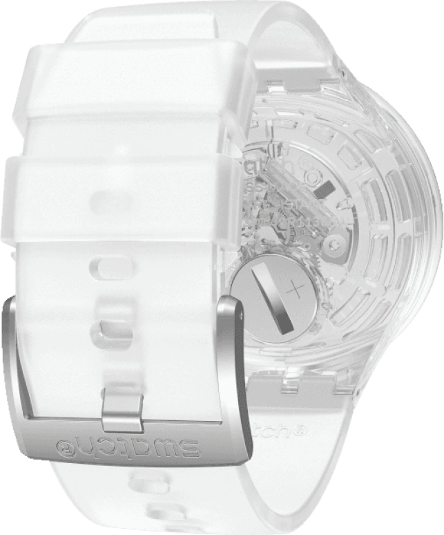 Swatch,THE BOLD 47mm,47mm,Plastic,Transparent,SO27E100
