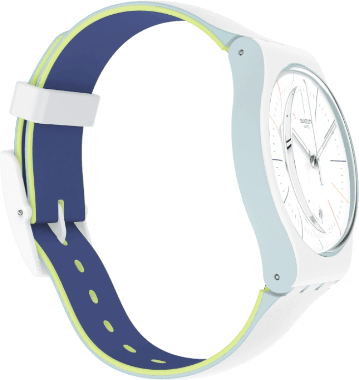 Swatch,Originals 41mm,41mm,Plastic,White,SUOS404