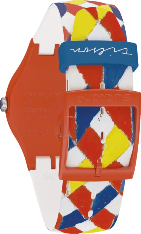 Swatch,Originals 41mm,41mm,Plastic,White,Sapphire,Crystal Glass,SUOZ312S