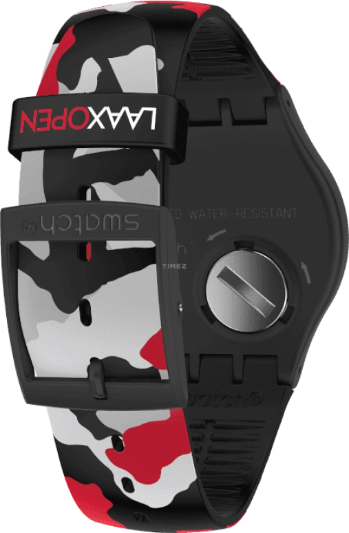 Swatch,Originals 41mm,41mm,Plastic,Black,SUOB714C