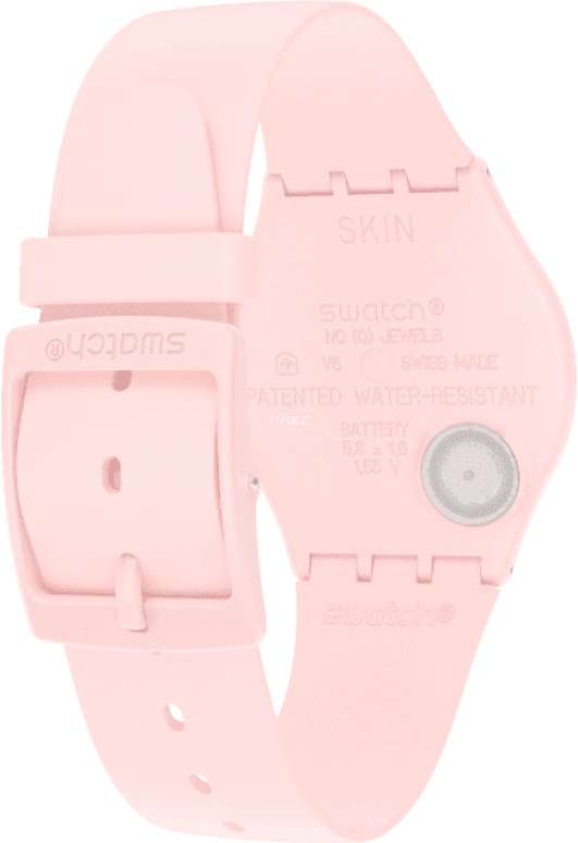 Swatch,SKIN 34mm,34mm,Ceramic,Pink,Closed,SS09P100