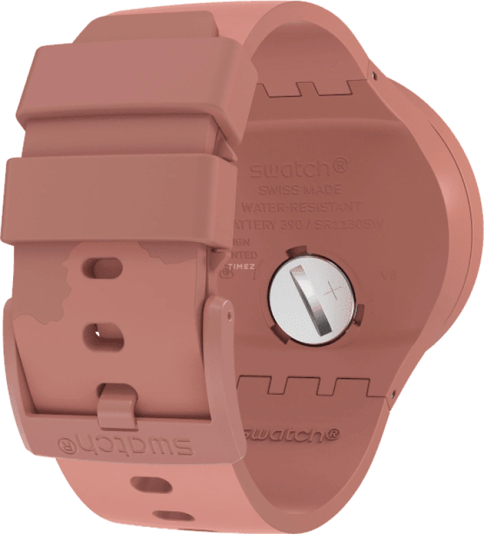 Swatch,THE BOLD 47mm,47mm,Bioceramic,Ceramic,Red,Sapphire,Crystal Glass,SB03R100