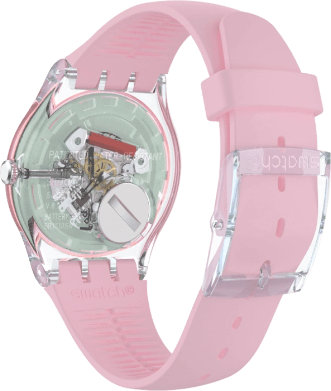Swatch,Originals 41mm,41mm,Plastic,Pink Red,Red,SUOK710