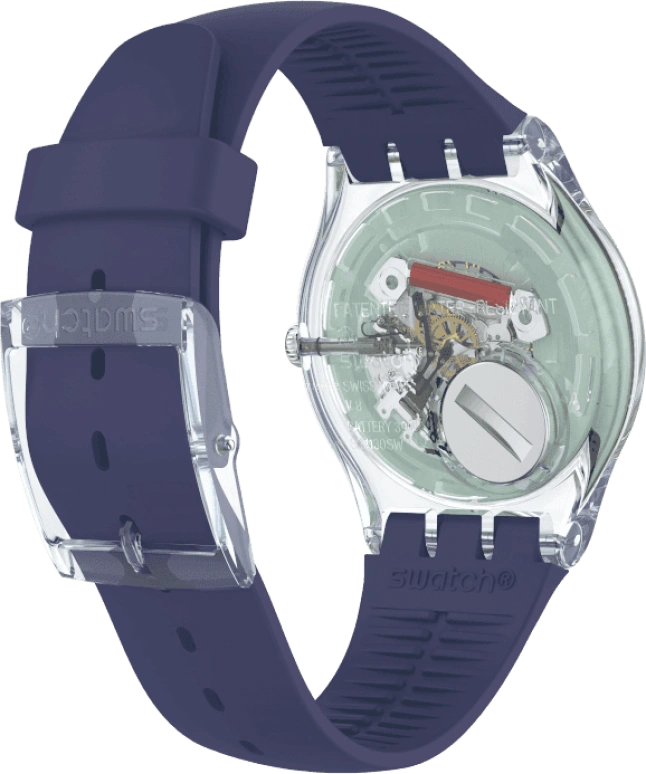 Swatch,Originals 41mm,41mm,Plastic,Purple,SUOK712