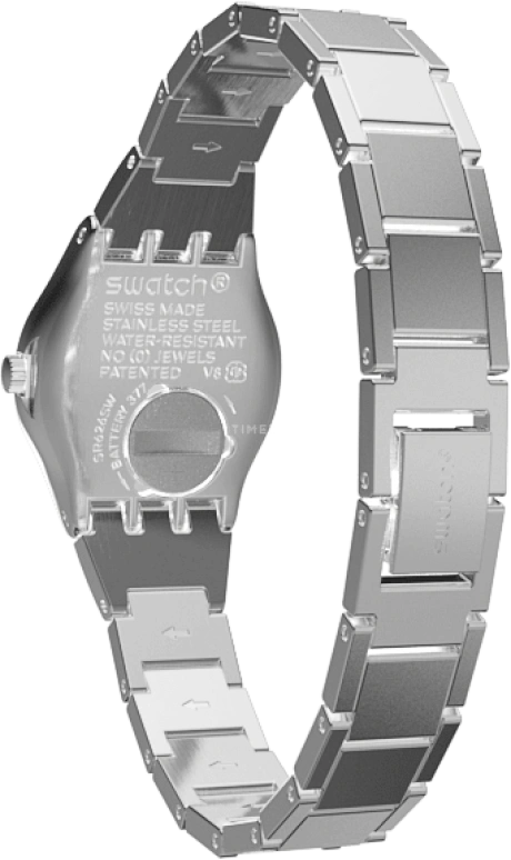 Swatch,IRONY 25mm,25mm,Stainless Steel,Blue,YSS222G