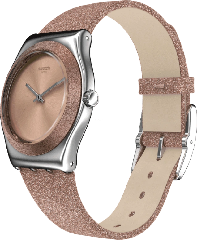 Swatch,IRONY 33x38mm,33x38mm,Coffee,Brown,YLS220