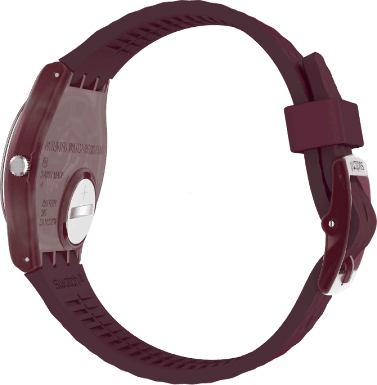 Swatch,Originals 34x39.20mm,34x39.20mm,Plastic,Red,GR184