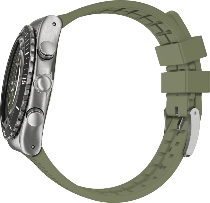 Swatch,IRONY 43mm,43mm,Stainless Steel,Green,YVS488