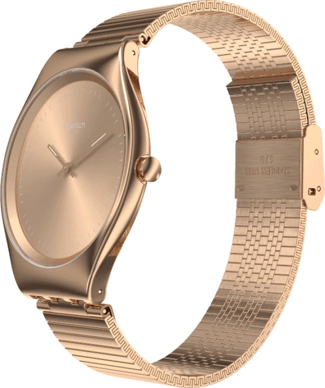 Swatch,SKIN ,Stainless Steel,Gold,SYXG101GG
