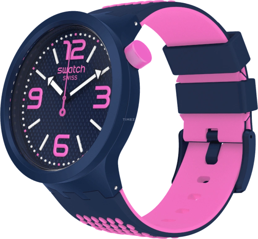 Swatch,THE BOLD 47mm,47mm,Plastic,Black,SO27N103